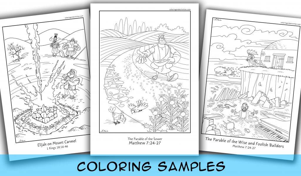 Coloring samples