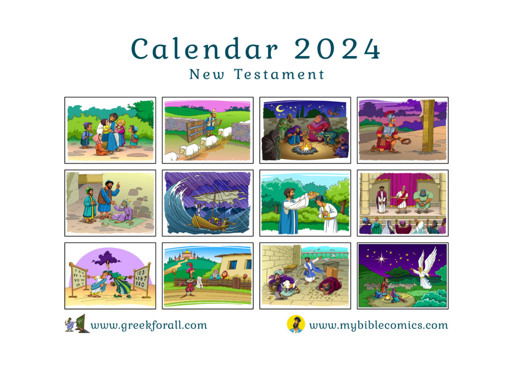 Children Bible calendar 2024